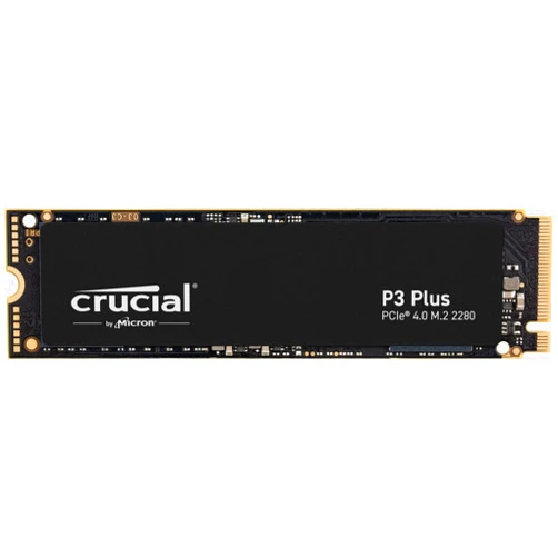 Crucial P3 Plus 500GB PCIe Gen4 3D NAND NVMe M.2 SSD, up to 5000MB/s - CT500P3PSSD8