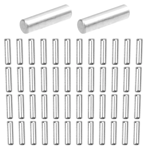 Vgoohobby 50Pcs Vgoohobby 1.5x5mm Dowel Pin Hex Wheel Hub Nut Pins Hinge pin Compatible with Axial SCX24 Deadbolt JLU Gladiator Bronco FMS FCX24 1/24 RC Crawler Car