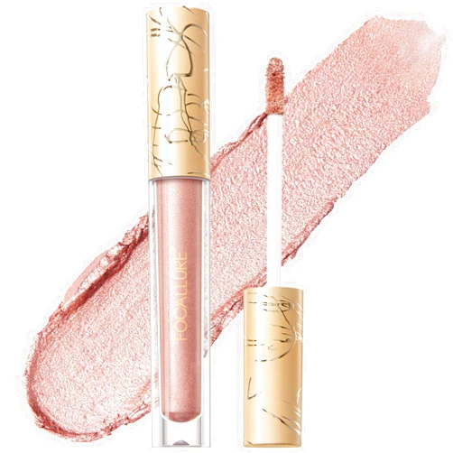 FOCALLURE Metallic Liquid Lipstick,Non Stick Cup Lip Gloss,High Impact Lip Color with Transfer-proof Wear,Long Lasting & Waterproof Lipstick Makeup for Women,YoungLust