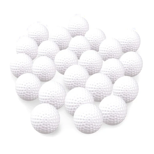 KOFULL Golf Practice Ball, Hollow Golf Plastic Ball for Indoor Training -Pack of 50pcs(White & Multicolor)