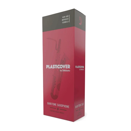 Rico Plasticover Baritone Sax Reeds, Strength 2.5, 5-pack