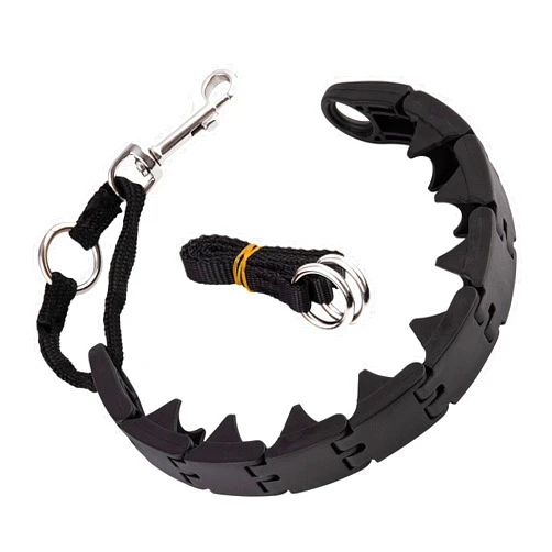 RamPro Ram-Pro Dog Training Pinch Collar Large Triple Crown Gentle Effective/No Barking Control for All Breeds