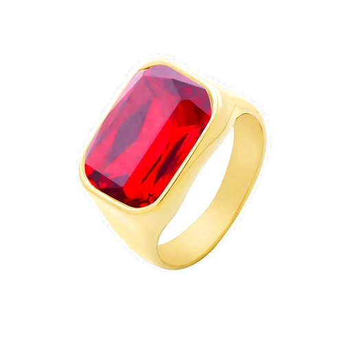 hotoo Zircon Bead Gold Rings for Women Men Stainless Steel Anxiety Rings Stacked Christmas Birthday Valentine's Day Jewelry Packed Gifts