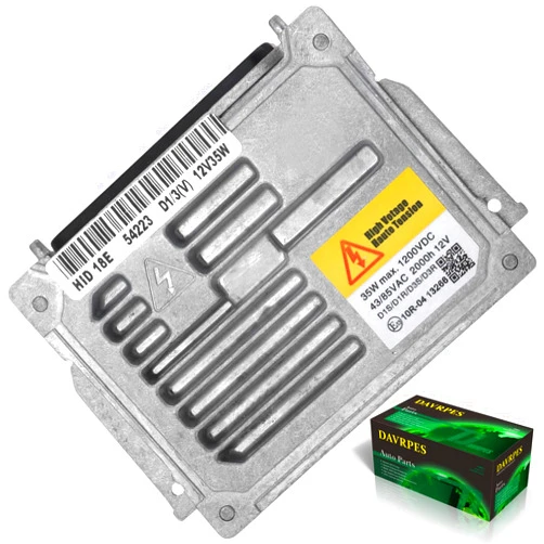DAVRPES 63117180050 Xenon HID Ballast Headlight Control Unit Assembly for Audi Q7 BMW Buick GMC Citroen Jeep Cherokee Renault Volvo Replace#89034934｜89076976｜4L0907391A