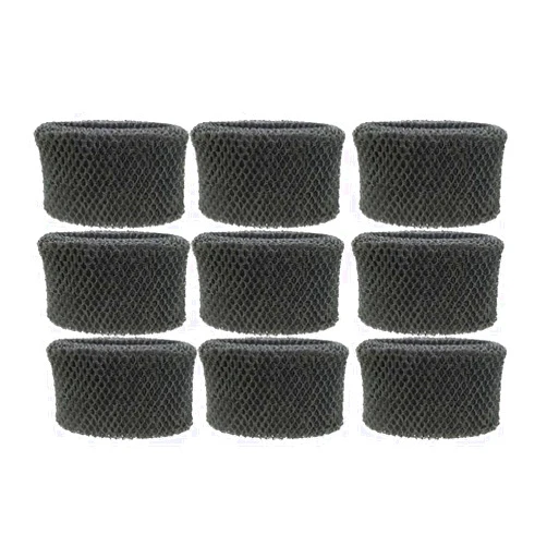 MSEUIPV Compatible For Philips HU4803 HU4811 HU4813 HU4801 HU4802 Black Filters Replacement Humidifier Air Purifier Filter Accessories(9pcs)