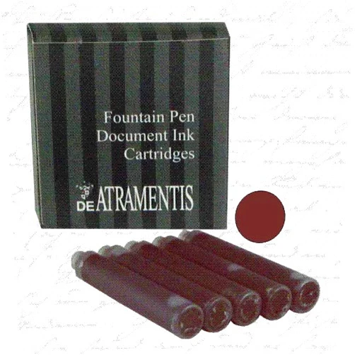 EDUCATES Document Brown Standard International Ink Cartridges-Pack of 5