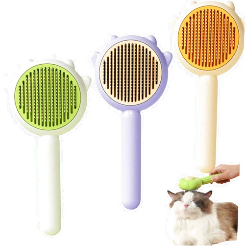 Generic Purrybrush, Purry Self Cleaning Brush, Purry Brush For Cats, Purry And Waggy Cat Hair Brush, Awishday Pet Hair Cleaner Brush For Cats