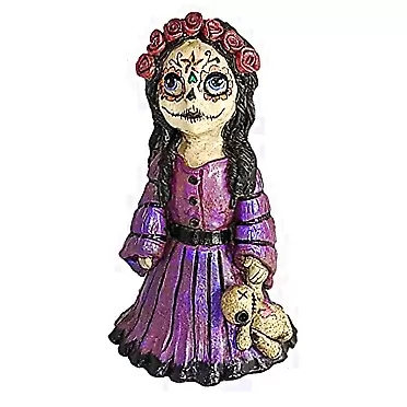 OHLIF Goth Incense Burner，Voodoo Doll Cone Incense Burner，Gothic Decor，Resin Incense Holder Desktop Resin Decoration Suitable for Desktop Bedroom and Living Room Equipped with 5 Incense Cones (1 PCS)… Goth Incense Burner 1