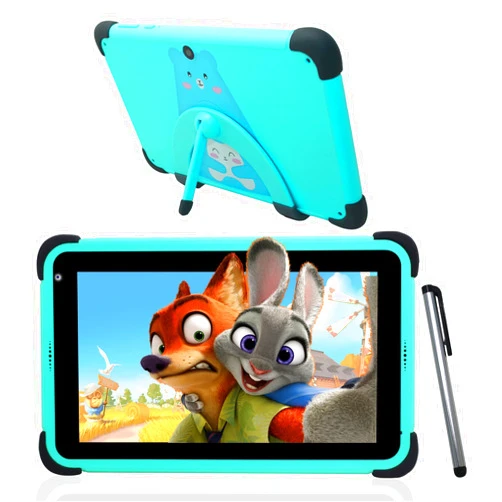weelikeit Kids Tablet 8 inch Android 11, Learning Tablet for Toddlers, 2+32GB Children Tablets with WiFi 6, Bluetooth, Kids App Pre-Installed, YouTube, Netflix, Case, Stand, Stylus(Green)