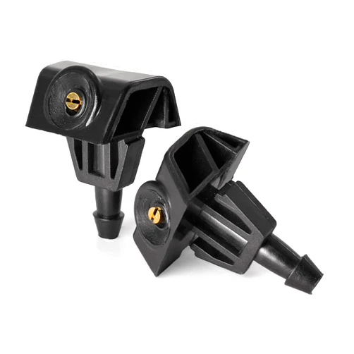 Click&Fit Windshield Washer Nozzles 2PCS for Nissan Rogue 2008-2021, Murano 2007-2016, Sylphy, Leaf, Nissan Juke; Wiper Washer Spray Jet replacement by Click&Fit acccessories OE# 28932-3JA0A, 28931-4BA0A