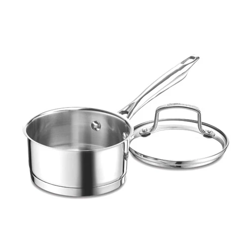 Cuisinart 8919-14 Professional Series 1-Quart Saucepan with Cover, Stainless Steel, Mirror Finish