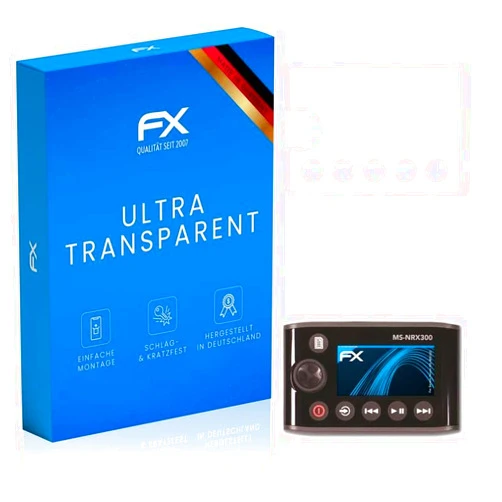 AtFoliX Screen Protection Film compatible with Garmin Fusion MS-NRX300 Screen Protector, ultra-clear FX Protective Film (3X)