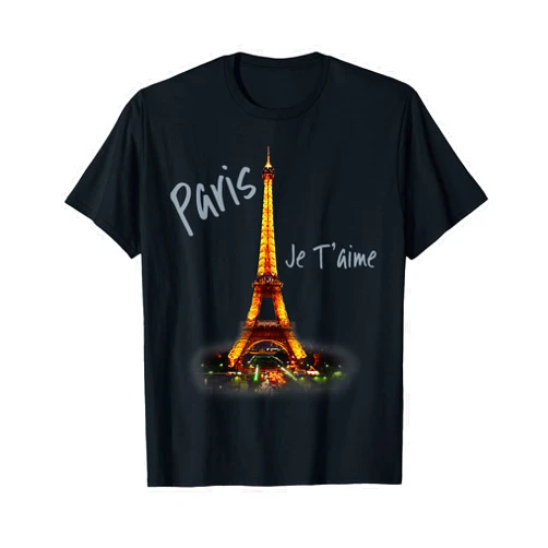 Eiffel Tower France Souvenir Gift Shop Eiffel Tower Paris French Vintage I Love Paris France T-Shirt