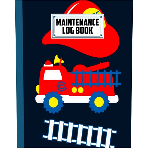 Kristina Schulz Maintenance Log Book: Fire Rescue Cover Design | Repairs And Maintenance Record Book for Home, Office, Construction and Other Equipments | 120 Pages, Size 8