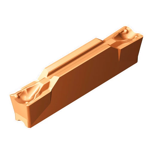 Sandvik Coromant CoroCut 2-Edge Carbide Turning Insert, 123, TF Chipbreaker, GC1105 Grade, TiAlN Coating, N123L2-0800-0008-TF, 0.0315