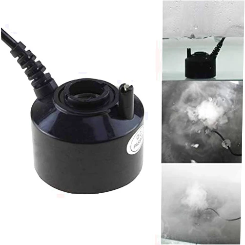 AGPtEK Mach Fount, 400mL/H Original Mini Mist Maker Fogger Water Pond Garden Fountain Fogger Indoor Outdoor Fountain Accessories Fog Machine Atomizer Air Humidifier
