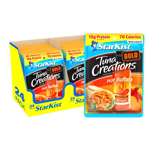 StarKist Tuna Creations BOLD Hot Buffalo Style, 2.6 Oz, Pack of 24
