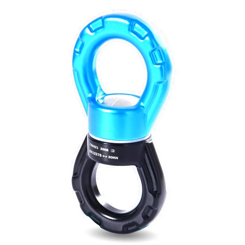 PACEARTH Swing Swivel 35KN Breaking Strength 360° Rotator Safety Rotational Device Hanging Accessory for Rock Climbing, Hanging Hammock, Web Tree Swing, Aerial Dance, Children's Swing Spinner Hanger