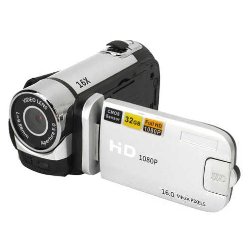 Sanpyl 1080P Video Camera, 16MP Camcorder, 16X Digital Zoom, Vlogging Camera with Fill Light, 1/4 Inch Thread Hole, 2.4 Inch Rotatable Screen, USB Recorder (-2214230150515)
