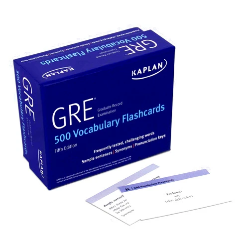 Kaplan Test Prep GRE Vocabulary Flashcards