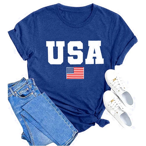 Calvin&Sally USA Flag Tee Shirt for Women American Flag Heart Tank Top Cute Sunflower Graphic Sleeveless Tees Patriotic 4th of July Shirts