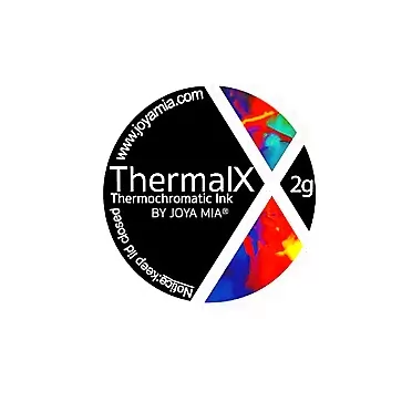 JOYA MIA ThermalX Thermochromic Ink Solar Color Dust Liquid Crystal mood color changing gel nail polish (2g) 0.07 Ounce (Pack of 1)