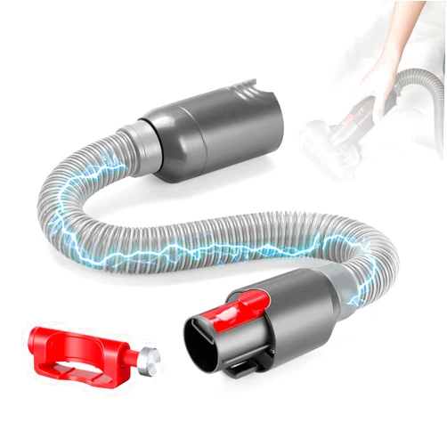 LANMU Upgraded Extension Hose with Electrical Connection Compatible with Dyson V7 V8 V10 V11 Cordless Vacuum Motorized & Non-motorized Attachments,Trigger Lock 35