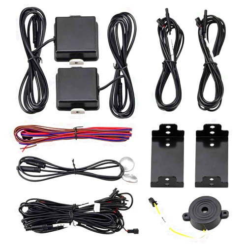 EASYGUARD EBS001 car Blind Area Detection System Lane Change Reminding Driving Assistance with 24Ghz Microwave Sensor Monitoring DC12V
