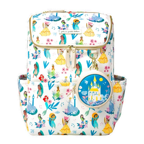 Petunia Pickle Bottom Method Diaper Bag Backpack for On-The-Go Parents, Spacious, Stylish & Secure, Perfect for Everyday Use or Travel (Disney Princess Courage & Kindness)