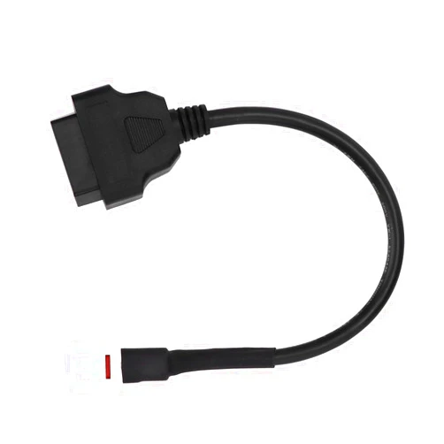 Chazcool Motorcycle Diagnostic Tool, OBD 4 Pin Diagnostic Cable, 4-Pin to 16 Pin Motorcycle Scanner Diagnostic Cable