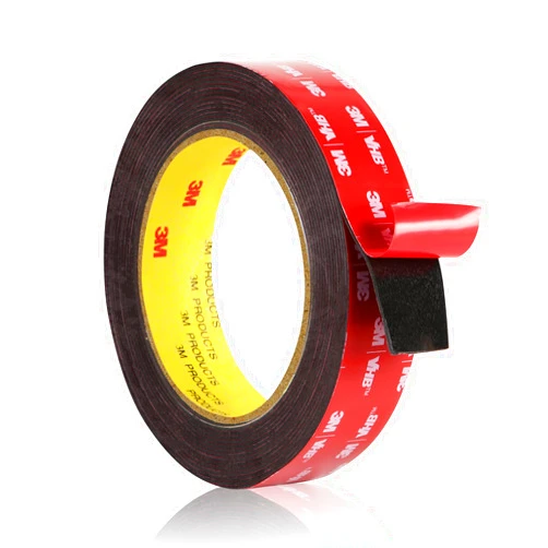 Couzeely Double Sided Tape Heavy Duty, Waterproof Mounting Foam Tape, 16.5ft Length, 0.98in Width, High Temperature Resistant Adhesive Tape for Car, LED Strip Light, Office Decor, Made of 3M VHB Tape.