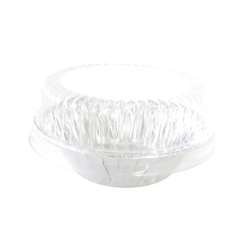 KitchenDance.com KitchenDance Disposable Aluminum Mini Tart Pans with Lid - 3 Inches Round Aluminum Foil Mini Pie Pan, Non-Stick Baking Pan Perfect for Baking, Storing, Preparing Food, #301P, Pack of 100