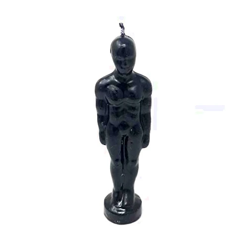 Natural Farms Black Male Spellcasting Image Candle – Wicca - Hoodoo