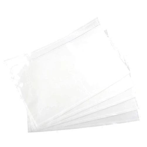 BEUYI Clear 7.5'' x 5.5'' Packing List Envelopes, Adhesive Shipping Label Pouches/Sleeves (50 Pack)