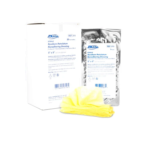 Dukal Xeroform Petrolatum Gauze, Sterile, 5