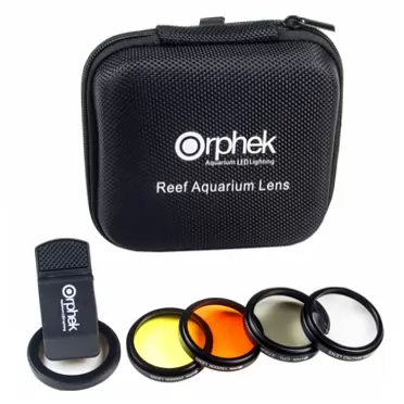 Orphek Aquarium LED lighting ORPHEK LENS – 2020 Kit for Smartphones – 4 Included: Macro, CPL 37mm Polarized, 15,000k Orange, 20,000k Yellow – For ALL smartphone models: iphone, samsung, huawei, google pixel, tablets and more!