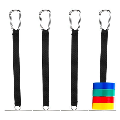 Lothee 3 Pieces Tape Thong for Tool Belts Electrical Tape Holder Strap Polyester Electrical Tape Chain Strap Electrical Contractor Tool Belt for Pouch Bag, Black