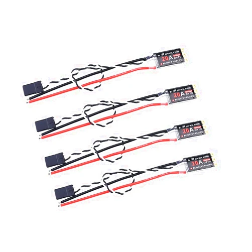 SoloGood 4Pcs 20A ESC Brushless Electronic Speed Controller DSHOT BLHeli_S 2-4S Lipo for FPV QAV Drone Multirotor Quadcopter