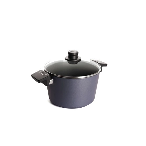 Woll Lite Light/Plus Diamond Reinforced Nonstick Scratch Resistant Cast Aluminum Cookware Stockpot with Lid 5.2 Quart, 9 1/2-Inch Diameter, 9-1/2