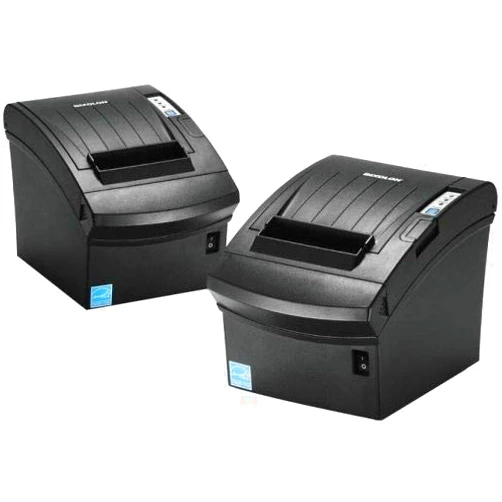 BIXOLON Bixolon SRP-350PLUSIIICOPG Thermal Printer with Power Supply and USB Cable, Parallel/USB/Ethernet, Black, Small