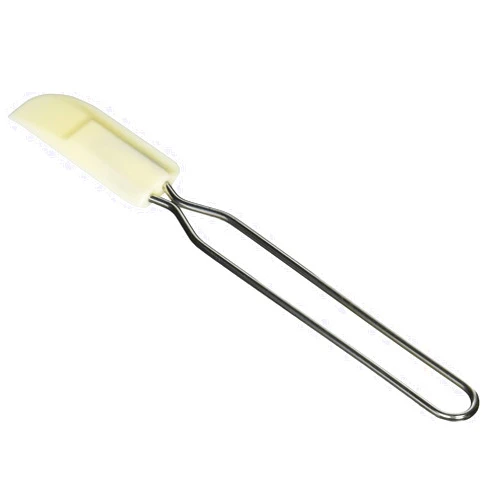 Linden Sweden Silicone Spatula with Stainless Steel Handle | High Heat Transfer Resistance | Heavy Duty | Rubber Spatula Metal Handle | Dishwasher Safe | Lightweight Kitchen Accessory | 9-Inch