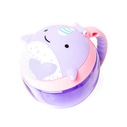 Skip Hop Baby Snack Container, Zoo Snack Cup, Narwhal