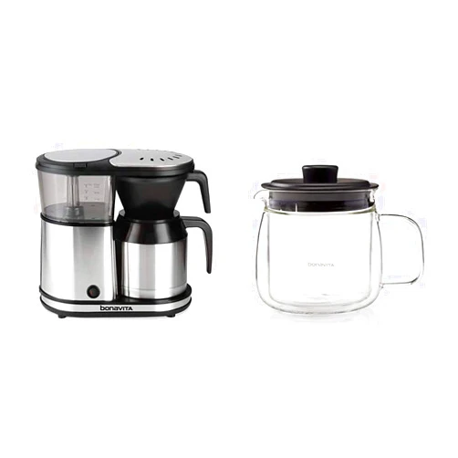 Bonavita 5-Cup One-Touch Coffee Maker Featuring Thermal Carafe, BV1500TS & Double Walled Carafe, BV61500CAD
