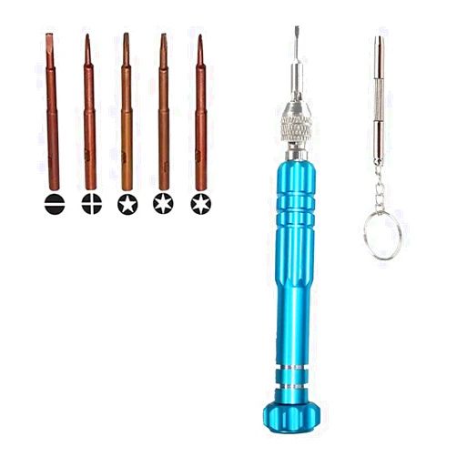 ROYALSAFE 6-in-1 Screwdriver Set, Glasses Screwdriver, Mini Eyeglass Screwdriver Repair Kit, S2 Steel Magnetic Tiny Precision Screwdriver Kit for Watch, Eyeglass, Sunglasses, Electronics, Cellphone, Jewelry…