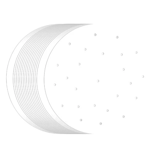 Juvale 100 Pack Juvale Round Air Fryer Liners with Holes for Air Fryer Basket, Dumpling Paper, 10 Inch Perforated Liner Sheets Compatible with Bamboo Steamer for Baking (White)