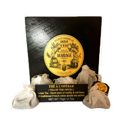 Mariage Frères Mariage Freres - THÉ À L'OPÉRA (TB952) - 30 Muslin Tea Sachet / bags