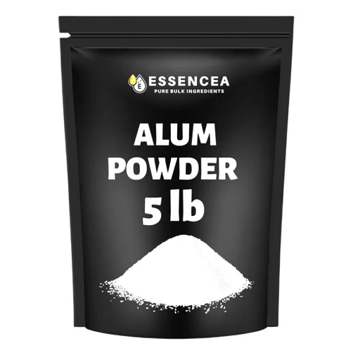 Essencea Alum Powder 5lb by Essencea Pure Bulk Ingredients | Pure Potassium Aluminium Powder | Phitkari | Purifies Water | Natural Deodorant (80 Ounces) [Packaging May Vary]