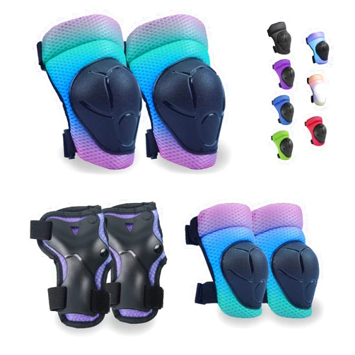 G GEQID Knee Pads Elbow Pads Wrist Guards Set for Kids,Upgraded Protective Gear for Toddle 4-12 Boys or Girls Children Roller Skating Scooter Skateboarding Bike Roller Blade