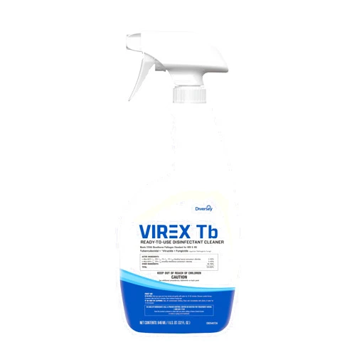 Diversey Virex TB Disinfectant Cleaner - 32 oz Spray Bottle (8 Pack)