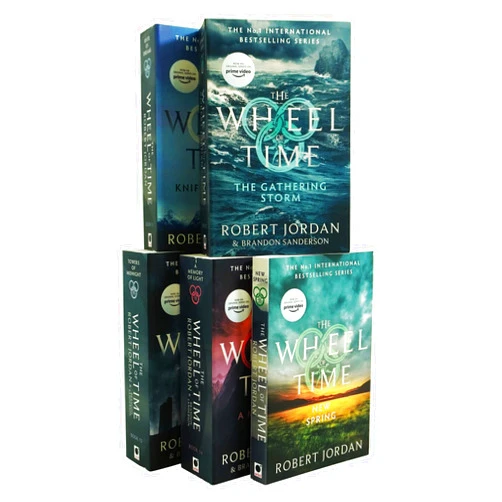 By Robert Jordan (Author), Brandon Sanderson (Author) Robert Jordan The Wheel of Time Collection 4 Books Set Series 3 (Book 11-14) (Knife Of Dreams, The Gathering Storm, Towers Of Midnight, A Memory Of Light)